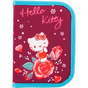 Пенал 1 від з 1 відворотом 621 Hello Kitty-2 KITE HK18-621-2 фото