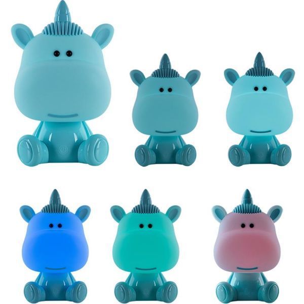 Світильник-нічник LED з акумулятором Unicorn блакитний Kite K24-491-1-3 фото