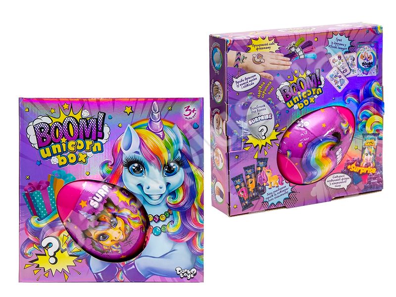 Набір для творчості Boom! Unicorn Box укр. DankoToys (6) BUB-01-01U фото