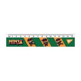 Лінійка 15 см Ninja Yes 370646 фото