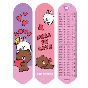 Закладинка 2D Line Friends love Yes 708134 фото