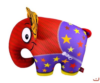 Антистресова іграшка Слон помаранчевий SOFT TOYS, Danko Toys DT-ST-01-60 фото