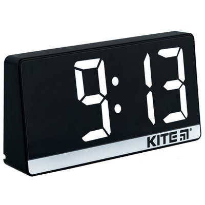 Годинник електронний цифровий, чорний Kite K24-488-1 фото