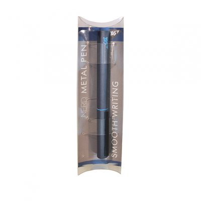 Ручка кулькова Nerd blue 0,7 мм синя, Yes 411963 фото