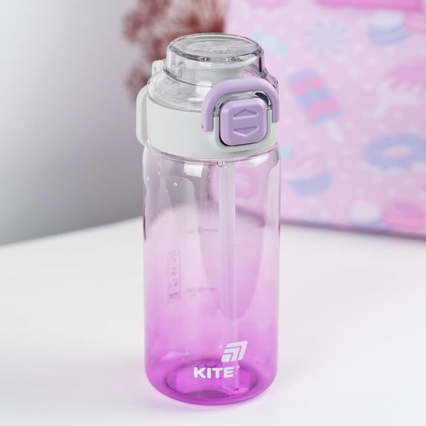 Пляшечка для води 600 мл фіолетова Kite K25-1212-3 фото