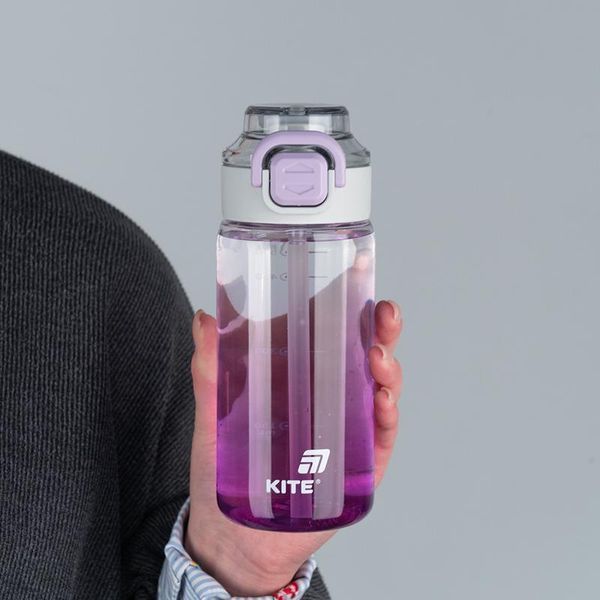 Пляшечка для води 600 мл фіолетова Kite K25-1212-3 фото
