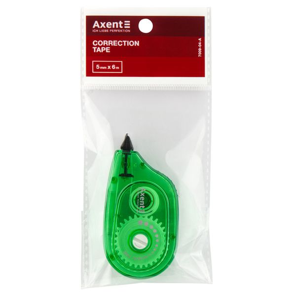 Коректор стрічковий 5мм * 6м зелений, Axent 7009-04-A фото