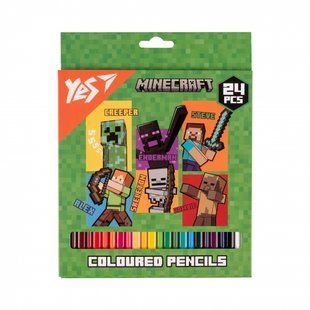 Олівці 24 кольорів Minecraft. Heroes Yes 290740 фото