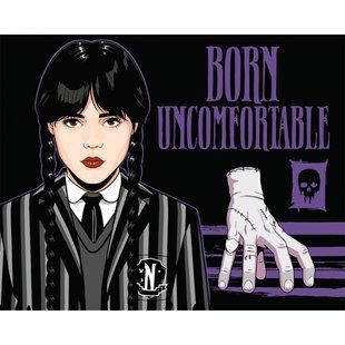 Картина за номерами на полотні в плівці 40*50см Wednesday. Born uncomfortable Santi 955041 фото
