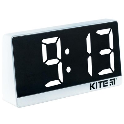 Годинник електронний цифровий, білий Kite K24-488-2 фото