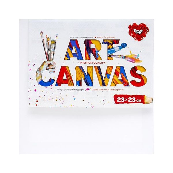 Підрамник 23*23 см "Art Canvas" DankoToys (10) AC-23х23 фото