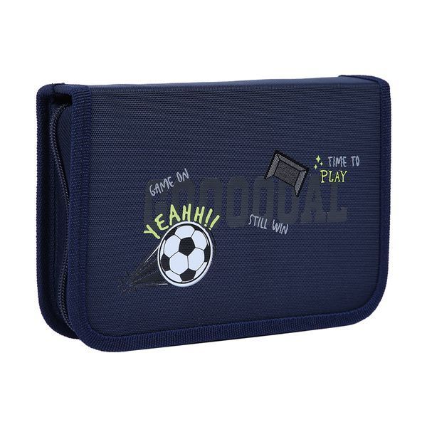 Пенал твердий одинарний з клапаном HP-03 Football Yes 533869 фото