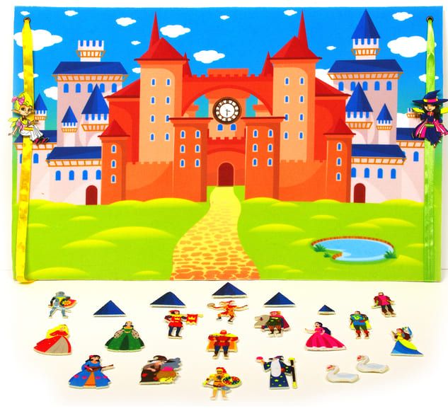 Ігровий килимок 40*60 см в картонній коробці Замок принцеси Книжковий хмарочос 138923 фото