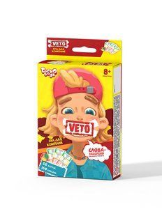 Гра настільна МІНІ VETO укр, DankoToys 16/32 VETO-02-01U фото
