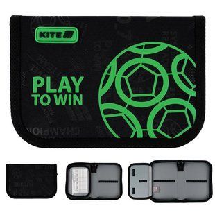 Пенал 1 від., 1 відв., без наповнення 621 Play&Win Kite K25-621-2 фото
