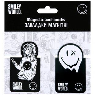 Закладки магнітні Smiley World висікання 2 шт Yes 708873 фото