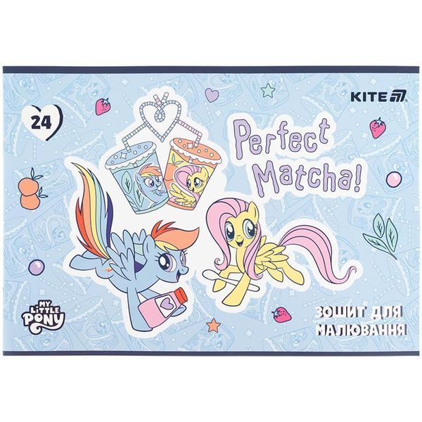 Альбом для малювання 24 арк скоба LP софт тач + УФ лак Kite (12) LP25-242 фото