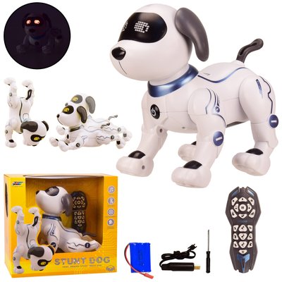 Робот-собака р/к батар K16 (6 шт) світло, звук, у коробці 27 * 17.5 * 29 см, р-р іграшки - 29 * 13.5 * 26 см K16 фото