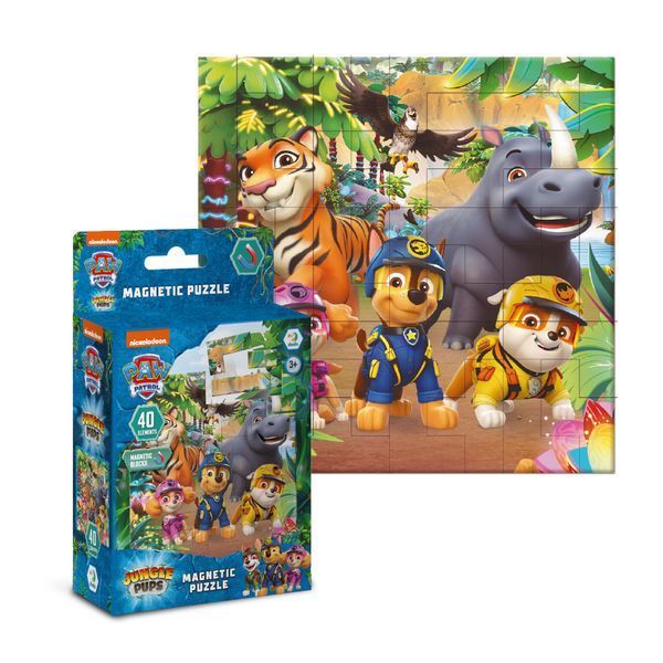 Магнітний пазл на 40 елементів Paw Patrol Джунглі DoDo 200649 фото