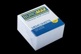 Папір для нотаток 80*80*50 мм 550 арк Білий склеєний, Buromax BM.2204 фото