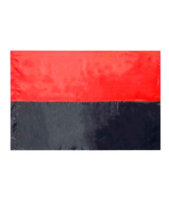 Прапор 90см*60см УПА червоно-чорний (без штока) 782113 фото