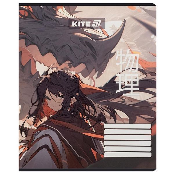 Зошит 18 лінія Anime софт-тач + УФ лак Kite (20) K25-237-1 фото