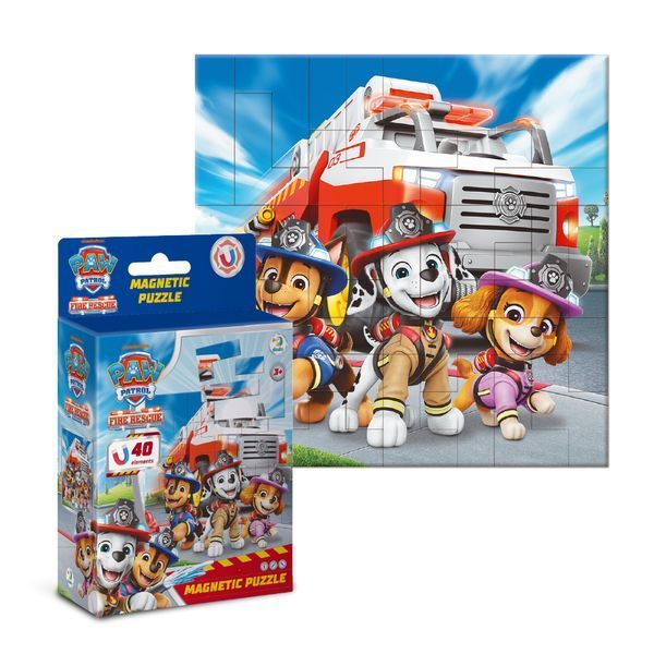 Магнітний пазл на 40 елементів Paw Patrol Пожежні DoDo 200648 фото