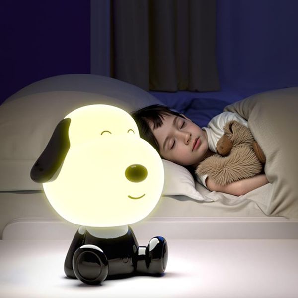 Світильник-нічник LED з акумулятором Doggy чорно-білий Kite K24-491-3-4 фото