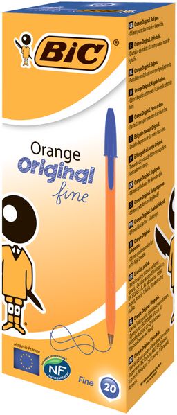 Ручка кулькова Orange синя, BIC (20) bc1199110111 фото