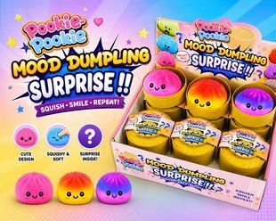 Сквіш пельмень антистрес Dumpling 8,5 см омбре-2 (12) 712406 фото