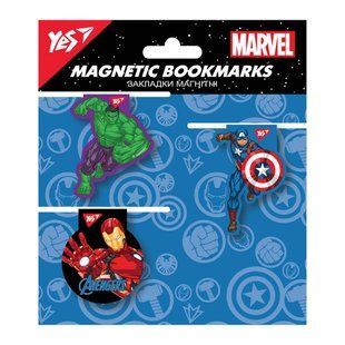 Закладки магнітні Marvel.Avengers 3 шт, Yes 707733 фото