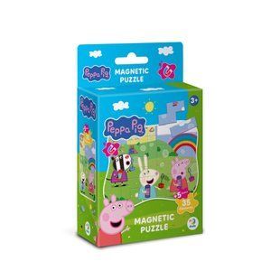 Магнітний пазл на 40 елементів Peppa Pig Прогулянка з подружками DoDo 200759 фото