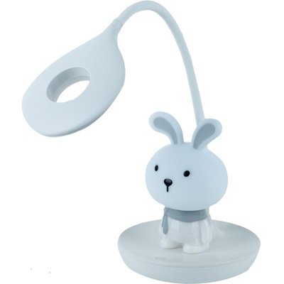 Настільна лампа LED з акумулятором Bunny білий Kite K24-492-1-1 фото