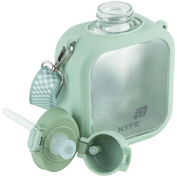 Пляшечка для води 700 мл зелена KITE K25-1237-2 фото