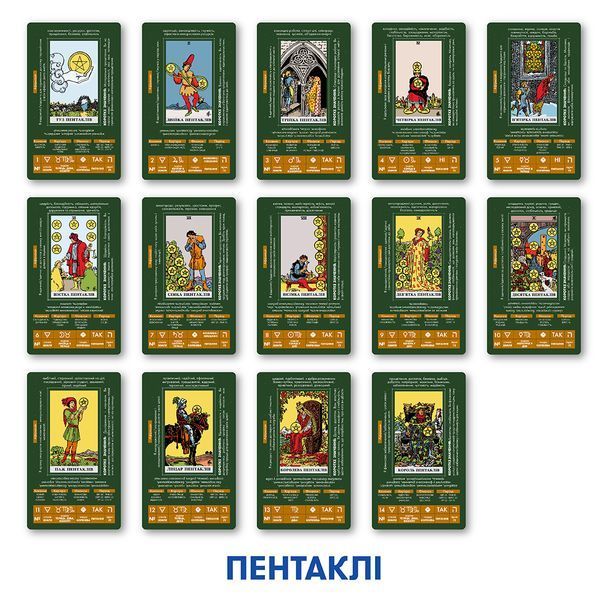 Карти Таро "Навчальні Таро Райдера - Уейта" ORNER orner-2684 фото
