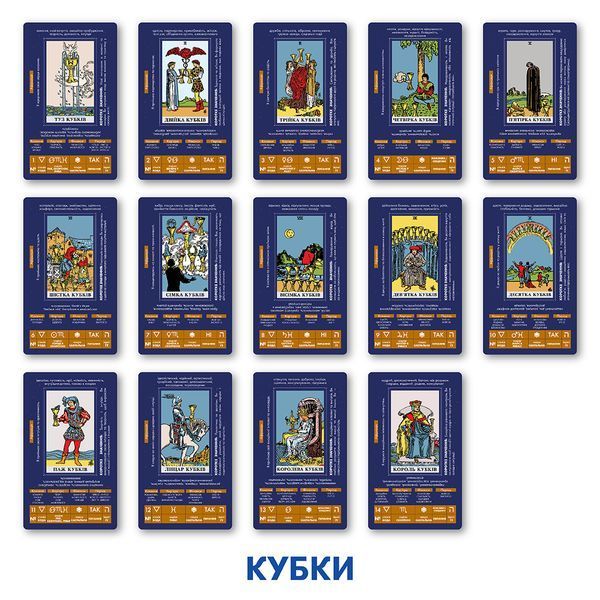Карти Таро "Навчальні Таро Райдера - Уейта" ORNER orner-2684 фото
