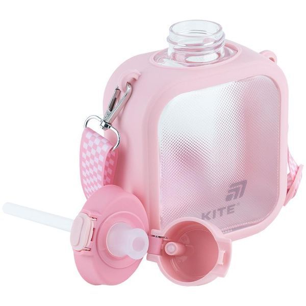 Пляшечка для води 700 мл рожева KITE K25-1237-3 фото