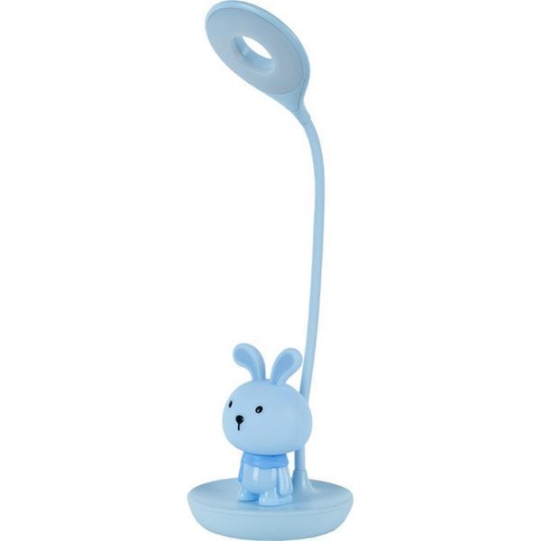 Настільна лампа LED з акумулятором Bunny блакитний Kite K24-492-1-3 фото