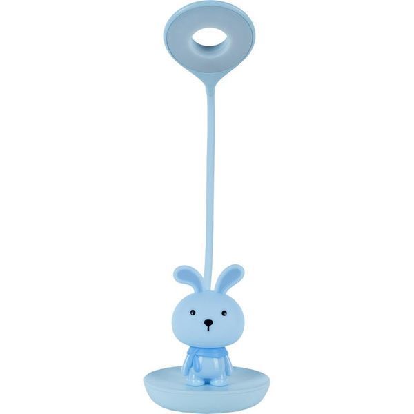 Настільна лампа LED з акумулятором Bunny блакитний Kite K24-492-1-3 фото