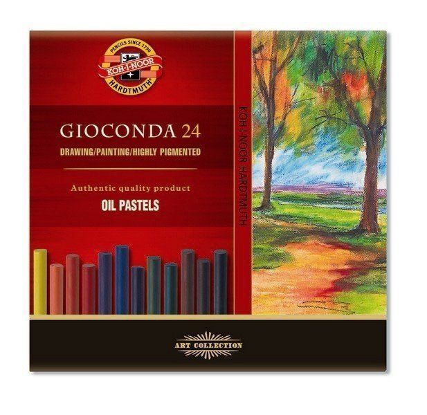 Крейда-пастель олійна художня 24кол GIOCONDA K-I-N 8354024001KS фото