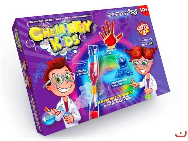 Набір Chemistry Kids-2 укр, DankoToys (4) CHK-01-02U фото