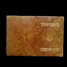Обкладинка на паспорт України з гербом шкірзам Tascom 02-Па фото