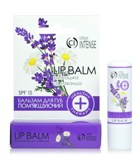 Бальзам для губ LIP BALM Healthy Therapy захисний Ромашка та Лаванда Colour Intense (20) CI LIP-05 фото