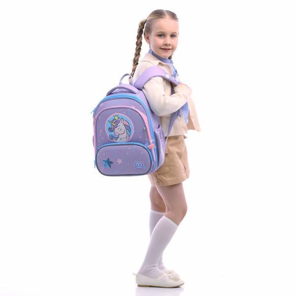 Рюкзак Education каркасний 597M-3 Fairytale Unicorn GoPack GO25-597M-3 фото