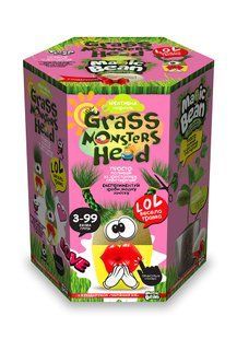 Набір Вирости вихованця Grass Monster Head-5, DankoToys (8) GMH-01-05U фото