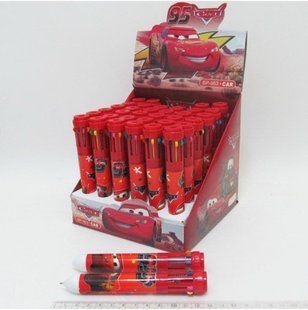 Кулькова ручка 10 кольорів CR Тачки (36) DSCN1534-10 фото