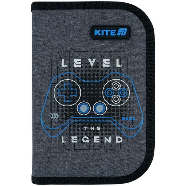 Пенал 1 від. 2 відв. з наповненням 622H Level UP Kite K26-622H-6 фото