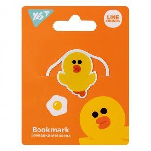 Закладка металева YES Line Friends 707833 фото