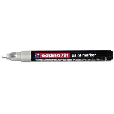 Лак-маркер Paint 1-2 мм білий, Edding (10) e-791/11 фото