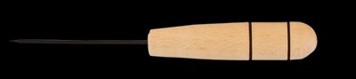 Шило канцелярське, дерев'яна ручка, довжина голки 6 см, Buromax BM.5550 фото